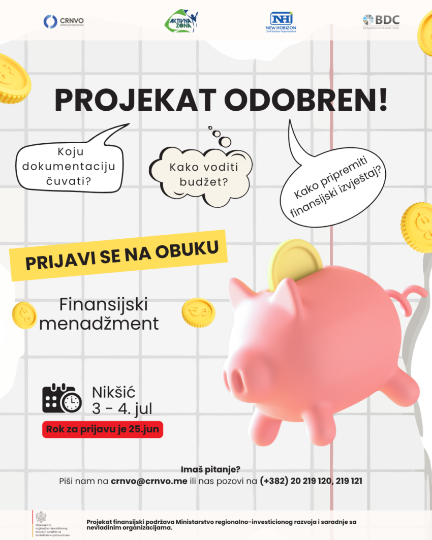 Poziv za obuku na temu “Finansijski menadžment” Finansijki Foto Sajt